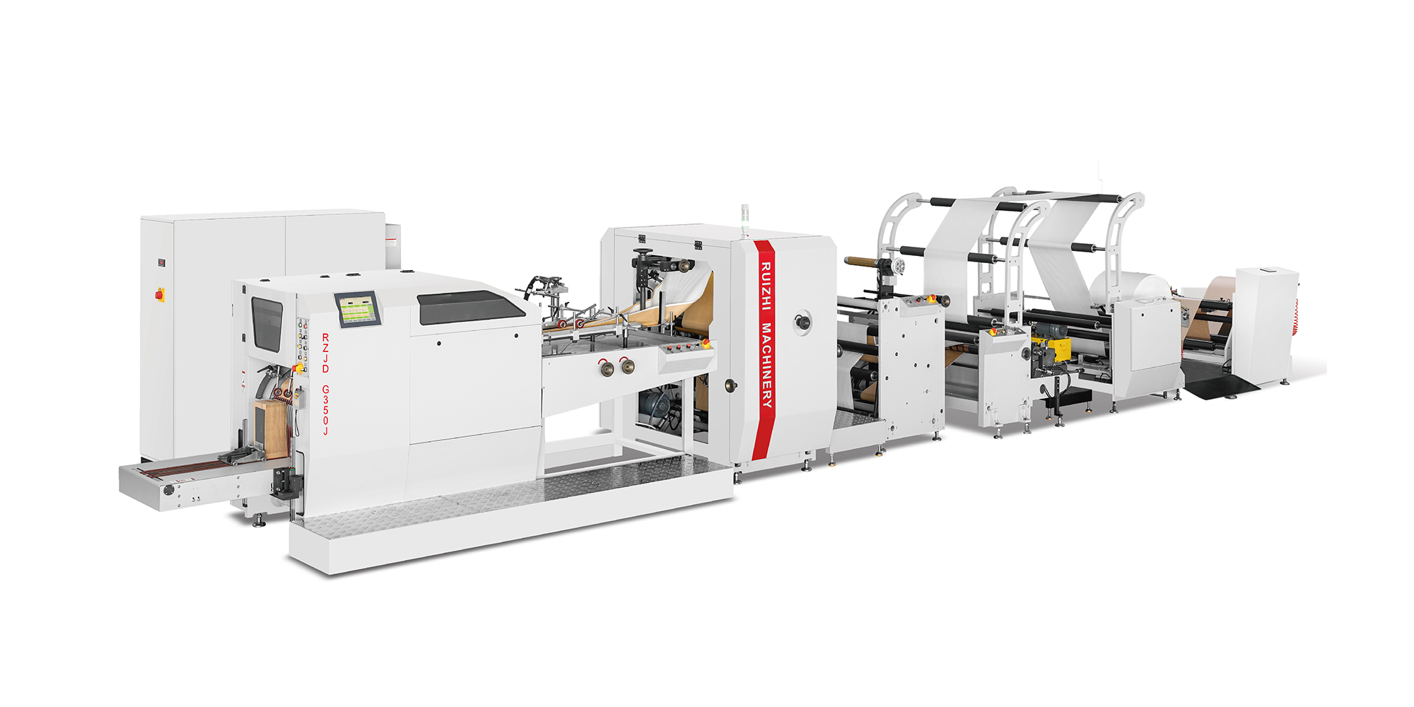 RZJD-G350J(2PLY)尖底纸袋制造机